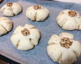 ＊はちみつ香るお花くるみパン＊作り方6写真