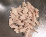 サラダチキンとザーサイの中華和え☆作り方1写真