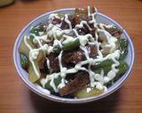野菜も一緒に豚丼！作り方6写真