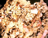 のりとベーコンの炊き込みご飯作り方4写真