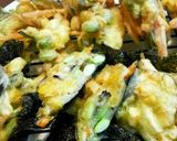 枝豆入りかき揚げ（海苔揚げ）作り方5写真
