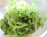 無限春菊サラダ作り方2写真