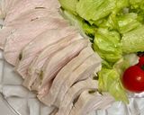 簡単１０分！鶏ハム風 茹で鶏作り方5写真