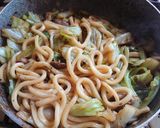 懐かしのジンギスカン焼きうどん作り方4写真