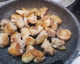 鶏もも肉のポン酢でソテー♪サラダと共に♪作り方2写真