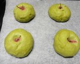 *私流・抹茶桜あんぱん*作り方6写真