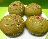 *私流・抹茶桜あんぱん*作り方8写真
