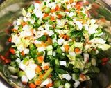 シャキシャキそぼろ野菜丼♬プロ直伝！作り方2写真