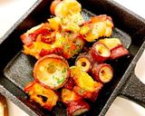 ビールに合う！水ダコのガリバタ醤油炒め作り方6写真
