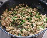 やみつき♪ニラ入り肉そぼろ作り方3写真