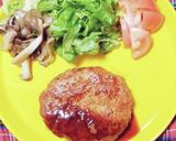 肉肉しいハンバーグ（卵なし・マヨ使用）作り方5写真