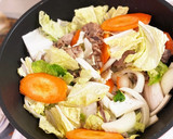 牛肉とたっぷり野菜のすき焼き風炒め作り方6写真