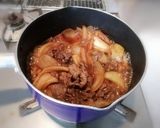 【パパ料理】赤ワインでコクうま牛丼作り方5写真