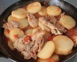 夏煮物★豚肉トマト大根煮物(煮物スープ)作り方7写真
