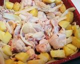 チキンとじゃがいものトマト煮込み作り方3写真