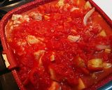 チキンとじゃがいものトマト煮込み作り方4写真