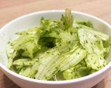 超簡単レタスと青のりor あおさのサラダ作り方3写真