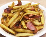 じゃがいもとソーセージのカレー粉炒め作り方4写真