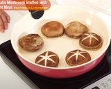 3種の昆虫肉のしいたけの肉詰め作り方5写真