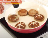 3種の昆虫肉のしいたけの肉詰め作り方5写真