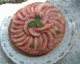 桃の香いっぱいのチーズケーキタルト作り方3写真