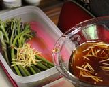 わらびの一本漬～千切りしょうがver.～作り方3写真