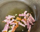 セロリと香ばしベーコンのガリマヨ和え作り方1写真