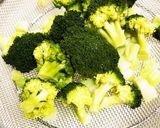 給食メニュー　そぼろっコリーごはん作り方2写真