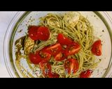 【ささみレシピ③】冷製ジェノベーゼパスタ作り方8写真