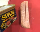 スナップえんどうのトマトスパム炒め作り方1写真
