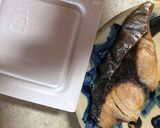 納豆とブリの塩焼きのトースト（米粉パン）作り方1写真
