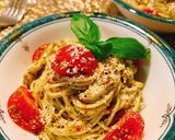 【ささみレシピ③】冷製ジェノベーゼパスタ作り方10写真