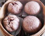 黒米の甘酒でそばまんじゅう作り方5写真