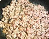 ひき肉と卵ときゅうりで三色丼作り方3写真