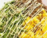ひき肉と卵ときゅうりで三色丼作り方11写真