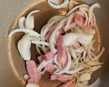 乾麺の冷麦で簡単トマトソースパスタ風作り方3写真