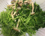 豆苗の中華和え作り方3写真