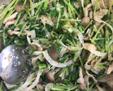 豆苗の中華和え作り方4写真