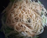 ロメインレタスの芯の、レモンバターパスタ作り方5写真