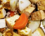 厚揚げと大豆のカレー煮作り方7写真