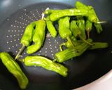 ししとうのおじゃこ炒め作り方1写真