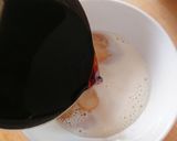 3層のカフェラテムース★杏仁豆腐のケーキ作り方5写真