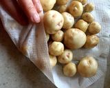 フライパンで新じゃが揚げ煮作り方2写真