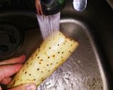 皮ごと食べよっ！長芋のヒゲの取り方　作り方1写真