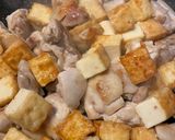 麺つゆで簡単タケノコと厚揚げと鶏肉の煮物作り方2写真