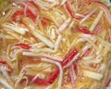 カニカマで豪華にします♪蟹玉の甘酢餡掛け作り方4写真