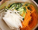 【簡単】大根のいろどりサラダ作り方1写真