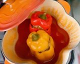 パプリカの肉詰め作り方12写真