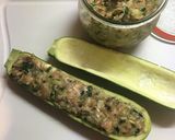 ズッキーニのパリッとろチーズ肉詰め作り方4写真