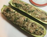 ズッキーニのパリッとろチーズ肉詰め作り方5写真